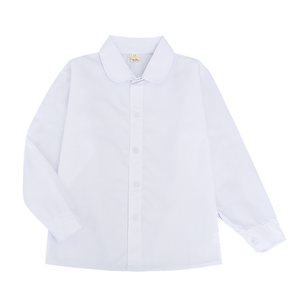 Camisa de Vestir Blanca con Botones para Niños y Niñas, Manga Larga, Uniforme Escolar, Opción Económica - Product Image 5