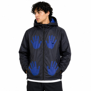Fabricant de vêtements personnalisés, streetwear thermochromique, veste coupe-vent réactive à la chaleur et à l'eau, imperméable, pour hommes - Product Image 5