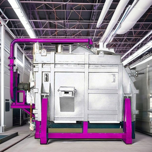 Four industriel de haute qualité 5000 Kgs ferraille d'aluminium moteur de fusion PLC composants de base lingots faisant un bon prix - Product Image 1