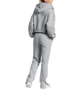 Jerséis personalizados de alta calidad para mujer, sudaderas con cremallera, sudaderas con capucha de lana con cremallera descarada de gran tamaño para mujer 2026 - Product Image 4