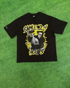 เสื้อยืดคุณภาพสูงสำหรับผู้ชาย พิมพ์ลายตัวอักษรตามสั่ง ทรงหลวม คอกลม แขนสั้น ใส่ได้ทั้งชายและหญิง ไซส์ใหญ่ - Product Image 3