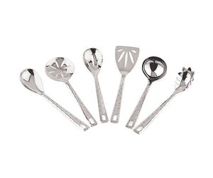 Best Quality <b>Stainless</b> <b>Steel</b> <b>Kitchen</b> Tools Set of 6 Cooking & Serving <b>Utensils</b> - Product Image 3