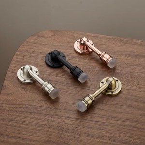 Cubierta de Cerradura de Latón de Alta Resistencia Premium, Placa Decorativa para Manija de Puerta, Accesorio Moderno de Acero Inoxidable Negro Grafito CP con Tornillo - Product Image 2
