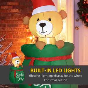 Decorazioni Gonfiabili da Giardino per le Feste, Design a Forma di Orso Carino per Decorazioni Esterne - Product Image 5