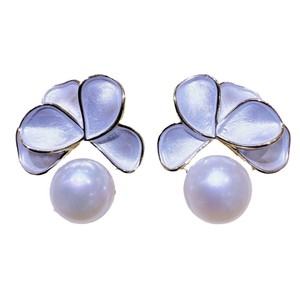 Boucles d'oreilles en perles d'eau douce Mantou de la nouvelle collection Zhuji 2025, or 14 carats, design chinois de papillon et de fleur, haute qualité, Nouvelle-Zélande - Product Image 5