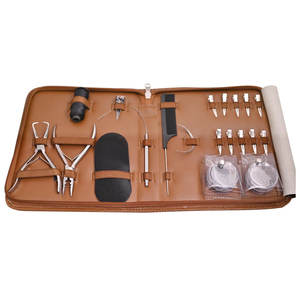 Hair Extension <b>Plier</b> Kit Stainless Steel Hair Extension Application Tool <b>Set</b> For Micro Ring Nano Ring & Bead Hair Extensions - Product Image 1