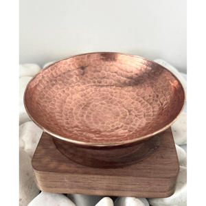 Tazón de cobre martillado de diseño compacto, ideal para reuniones familiares numerosas, eventos y fiestas, con una calidad resistente y duradera. - Product Image 2