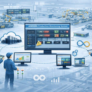 Système de surveillance de la production AT-ANDON avec plateforme ATSCADA et fonctionnalité de serveur central - Product Image 1