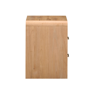 Mesita de Noche Moderna de Madera con 2 Cajones, Gabinete de Almacenamiento para Dormitorio, Diseño Personalizado, OEM/ODM Disponible - Product Image 4