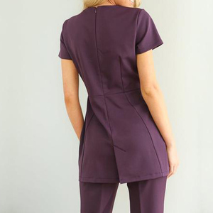 Tunique de Salon OEM pour Esthéticiennes, Coiffeuses, Thérapeutes, Spa, Soins de Santé, Haut Respirant Unisexe, Logo Personnalisé, Uniformes de Luxe pour Spa - Product Image 6