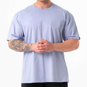 Camiseta Antiarrugas de Secado Rápido y Transpirable, 100% Algodón, para Verano, Oferta, Precio Bajo, Hombros Caídos, Lisa, Cómoda, Corte Regular - Product Image 1