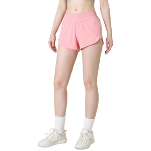 Nouveaux shorts de sport pour femmes, coupe ajustée, taille mi-haute, 100% coton respirant à séchage rapide, avec cordon de serrage, anti-déchirure, pour la course et la gym - Product Image 3