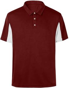 100% Polyester Sublimation Sportswear blanc pour polos pour hommes Golf personnalisé pour polos en vrac broderie Logo solide - Product Image 6