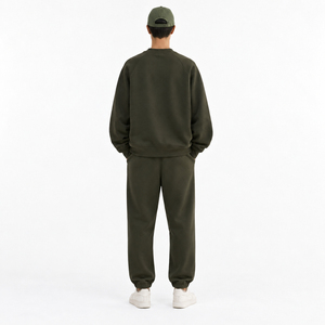 Sudadera de alta calidad premium para hombre, sudadera bordada con cuello redondo, sudadera lisa con cuello redondo, sudaderas con capucha de algodón, sudadera extragrande para hombre - Product Image 3