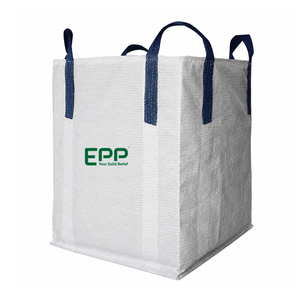 Top Open Container Super Large 1000 kg 500 kg 1.5 Tons 2 Tons Flexible Big FIBC Jumbo <b>Bag</b> 1 Ton <b>Bulk</b> <b>Bag</b> for soil Cement Sand - Product Image 1