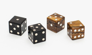 Ensemble de dés en résine et bois fait main de qualité supérieure, dés de jeu en bois et résine de luxe, dés artisanaux en résine et bois - Product Image 4