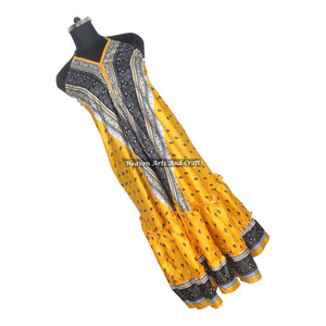Nueva ropa hippie boho para mujer, vestidos de verano, moda vintage, vestido de sari de seda para mujer, elegante vestido de noche para damas. - Product Image 3