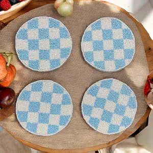 Posavasos Moderno y Elegante con Bordado de Cuentas para Decoración de Comedor, Cuentas de Alta Calidad, Ecológico y Personalizable - Product Image 3