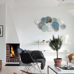 Diseño de Pared Decorativo Metálico Versátil y Abstracto para Sala de Estar y Pasillo, Ideas Decorativas a los Mejores Precios, Jarrones Metálicos - Product Image 3