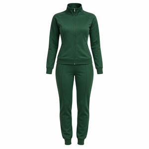 Service OEM personnalisé, ensemble de jogging pour femmes en 2 pièces, sweat-shirt à manches longues, pantalon de survêtement, ensemble de survêtement - Product Image 4