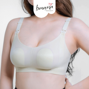 Bmama Premium Top Open Nursing Bra Wireless | Cooling Antibacterial Grip Support Maternity Breastfeeding Bra B–C Cup - Product Image 1