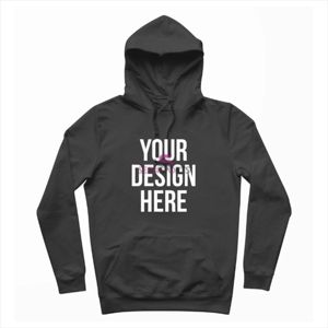 Sweat-shirt à capuche pour homme, en jersey uni doublé 100% coton, coupe ample, anti-plis, 280g, couleur assortie, logo personnalisé - Product Image 5