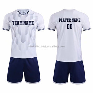 Ensemble de maillots et shorts de football, uniformes de football personnalisés par sublimation, respirants, grandes tailles pour adultes - Product Image 3