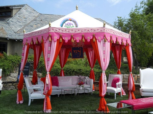 SHREE SIDHI VINAYAK <b>TENT</b> EXPORT Faltpavillon Marquee <b>Canopy</b> <b>Tent</b>-Cotton Double Layer MSI Frame Fire Retardant Windproof - Product Image 3