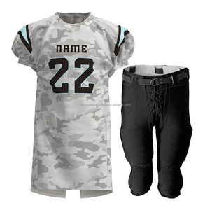 Casual Wholesale Uniforms Manufacturer Hot Selling American Football Wear Printed American Football Teams Training Uniforms - Product Image 1