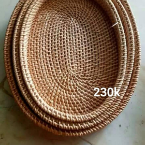 [MEJOR VENDIDO] |   Cesta de Mimbre Tejida, Organizador de Almacenamiento, Caja para Cocina, Despensa, Alimentos, Frutas, Pan, Vietnam - Product Image 2