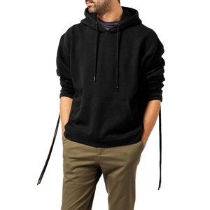 Sweat à capuche décontracté de haute qualité pour homme, avec logo lettré essentiel, style double, coupe ample - Product Image 1