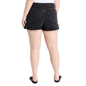 Premium <b>Women</b>’s Casual Denim Shorts with High Waist Fit, <b>Soft</b> Stretch Denim, Clean Tailored Shape, Functional - Product Image 4