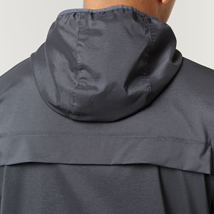 <b>White</b> Label Men's Winter Thermal Waterproof Hooded Sports Set Breathable Zipper <b>Long</b> <b>Sleeve</b> <b>Top</b> Pants 2-Piece Knitted Front Logo - Product Image 5