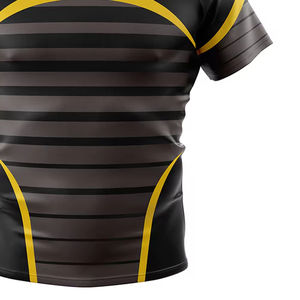 Camiseta de Rugby Más Vendida, 100% Poliéster, Uniforme de Rugby Juvenil de Primera Calidad al Por Mayor, Último Diseño, Equipación Personalizada para Equipos - Product Image 5