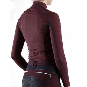 Camisa de Equitación Premium para Mujer, Manga Larga, Transpirable, Elástica, para Competición, con Logotipo Personalizado OEM - Product Image 3
