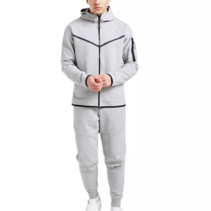 Survêtements de luxe pour hommes, vêtements de sport, tenues de fitness, en molleton technique, ensemble 2 pièces, confortables, prix raisonnable, service OEM - Product Image 4