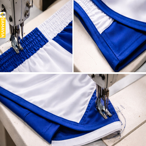Pantalones Cortos de Boxeo para Adultos, Ropa Deportiva 100% Poliéster, Transpirable, Ligero, Logotipo Personalizado, SAMAVIA Industry, Sialkot, Pakistán, Venta al por Mayor - Product Image 4