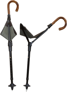 Folding Hunting Walking <b>Chair</b> Stick Leather Seat Customizable Colors Logo for Hunting Hiking Travel Music Festival Backpacking - Product Image 3