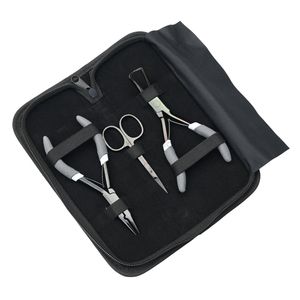 Kit Profesional de Herramientas para Extensiones de Cabello con Pinza para Remover Microperlas Negras, Pinza para Crimpar Perlas y Tijeras Pequeñas de Corte - Product Image 5