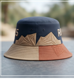 Chapeau Bob Unisexe Personnalisé en Toile avec Broderie 3D, Impression par Sublimation, Polyester/Coton, Effet Gaufré et Blocs de Couleurs pour l'Extérieur - Product Image 2