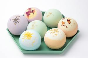 Bombes de bain effervescentes relaxantes à l'aromathérapie |   Bombes de bain bio naturelles pour spa |   Parfum et couleur personnalisés OEM/ODM |   Emballage élégant - Product Image 2
