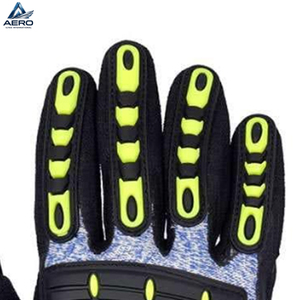Guantes de Trabajo Mecánico Resistentes Personalizables con Palma de Alta Adherencia y Protectores de Dedos de TPR, Transpirables y Resistentes a Cortes - Product Image 5