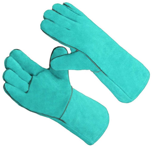 Wholesale Fire & Heat Resistant Wool Lining Welder Working <b>Gloves</b> Best Hot Selling Top Quality Split Leather Welding Work <b>Gloves</b> - Product Image 1