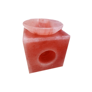 Lampe en sel de l'Himalaya rouge, éclairage d'appoint en cristal naturel avec base en bois pour la décoration de bureau, la mise en beauté de la chambre et la décoration de table - Product Image 2