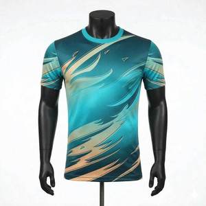 T-shirt de course léger pour homme de qualité supérieure, séchage rapide, fitness, sport, style décontracté, 100 % coton, coupe classique - Product Image 2