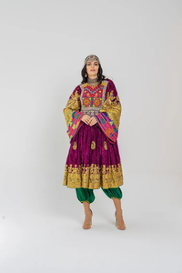 Lightweight Afghani Women's Dress with Lace Top Selling Afghan Ladies Dress Comfortable Decoration Wholesale Cheap Price - Product Image 5