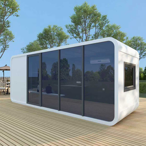 Maisons préfabriquées de luxe modernes, directement fournie par l'usine, 20ft 40ft, type Apple Cabin Pod Homes, maisons mobiles d'extérieur - Product Image 2