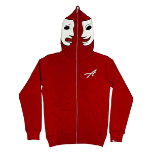 เสื้อฮู้ดมีซิปหนา รุ่น 2026 Mask Hoodie Heavyweight Zipper Asali Hoodie Laugh Now Cry Later ซิปเต็มตัว ผ้าฝ้าย 100% เสื้อฮู้ดสำหรับฤดูหนาว Asali Hoodie - Product Image 2