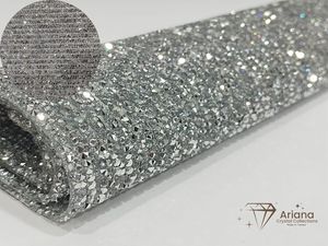 Cadena de Cristales AB Color Durazno Claro A-1864, Cadena de Cristales Premium para la Fabricación de Joyas, Adornos para Vestidos de Novia y Prendas de Vestir - Product Image 4