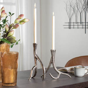 Modern Gold Metal Taper Candle Holders Set Minimalist Ring Design Elegant Candle Stand Decorative Home <b>Table</b> Accent - Product Image 5